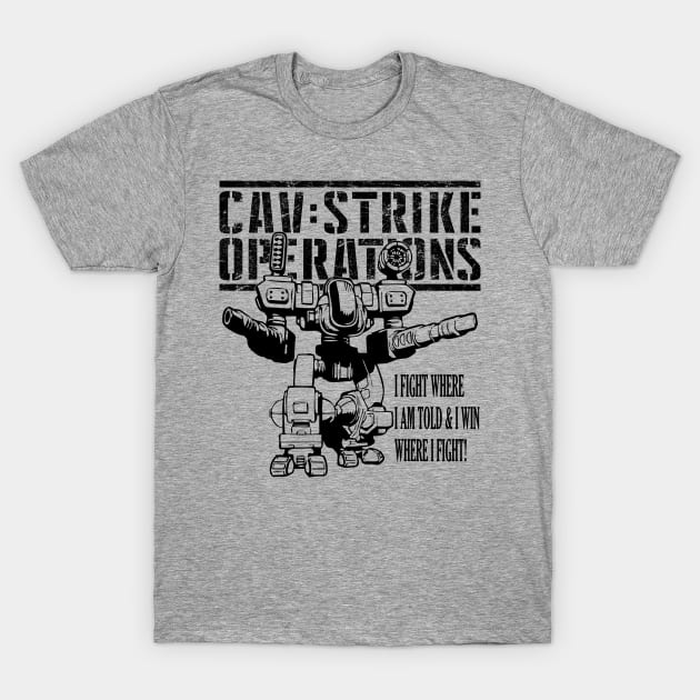 CAV: Strike Operations "I Fight to Win!" Alternate T-Shirt by Talon Games